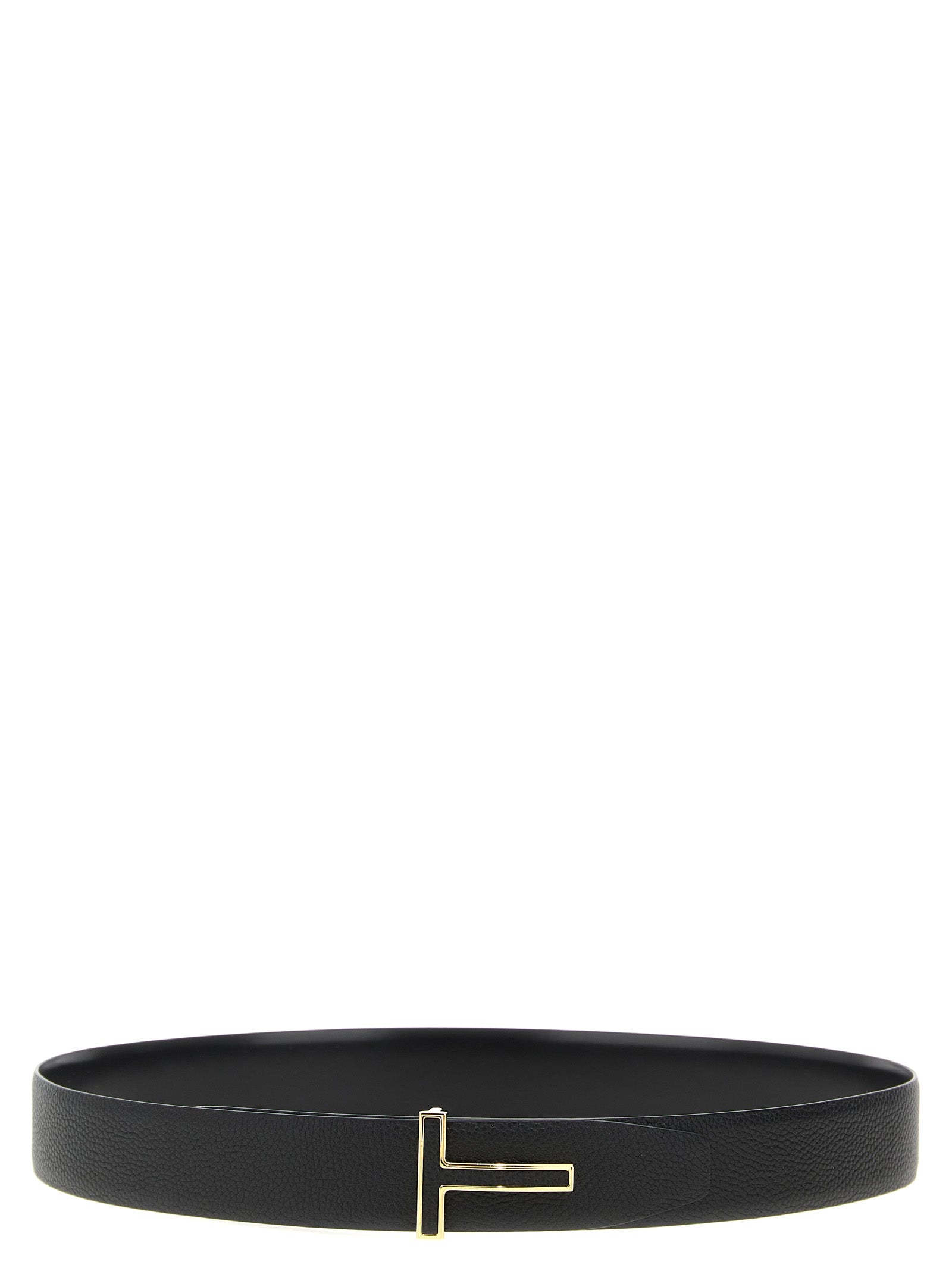 Black Calfskin Regular Belt