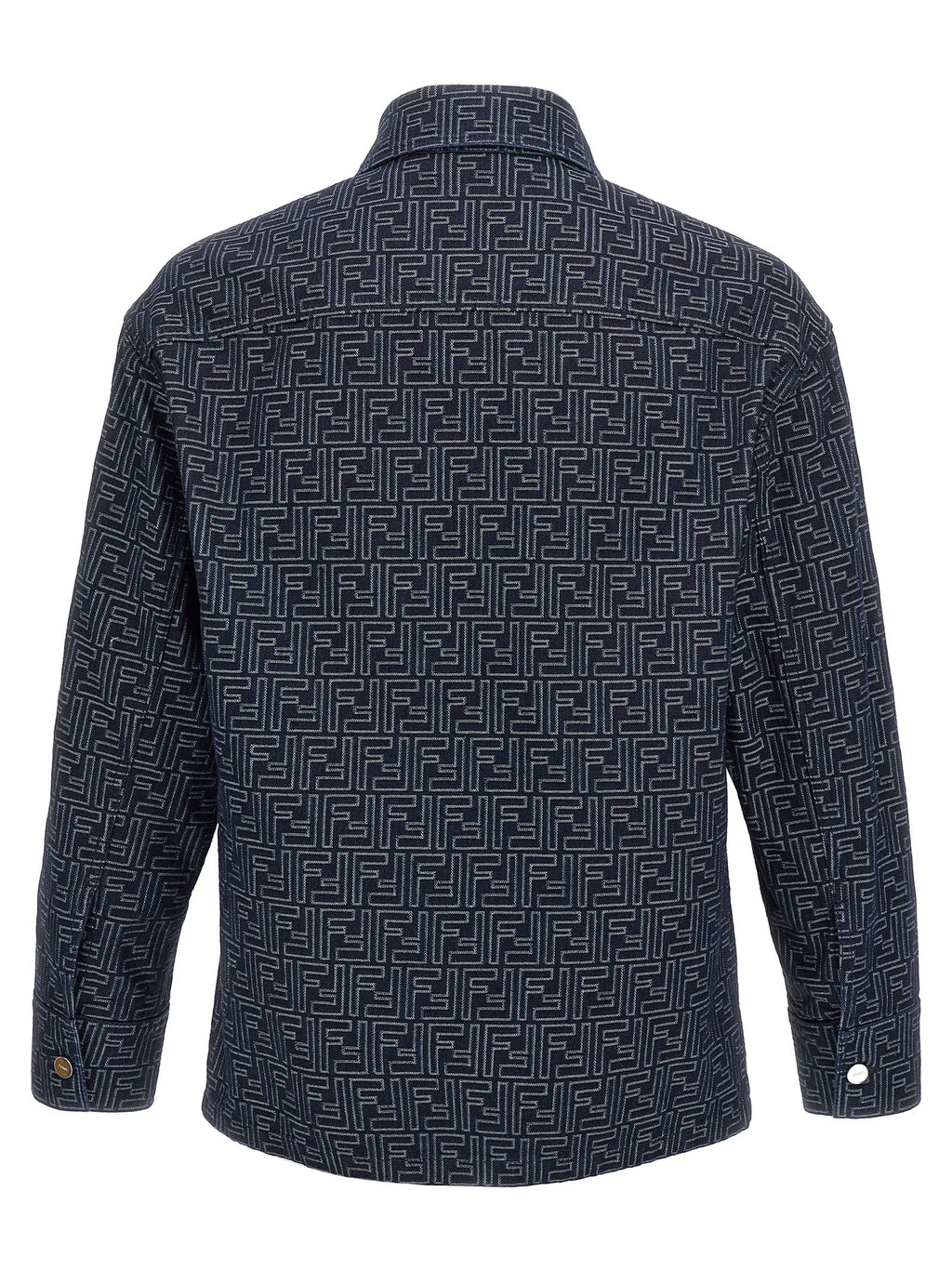 Fendi Blue Cotton Denim Jacket