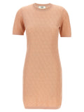 Fendi Multicolor Cotton Short Dress