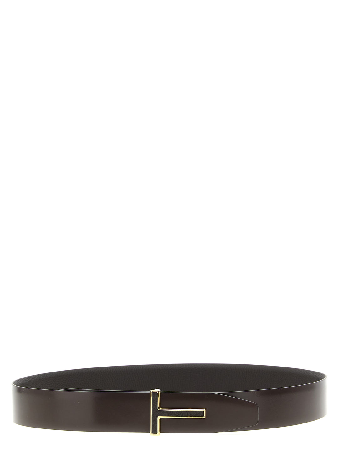 Tom Ford brunt kalveskinnbelte
