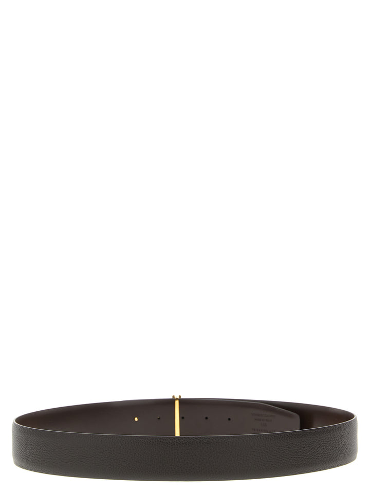 Tom Ford brunt kalveskinnbelte
