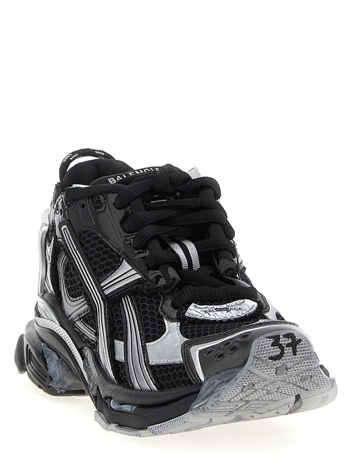 Balenciaga sorte joggesko i polyetylen