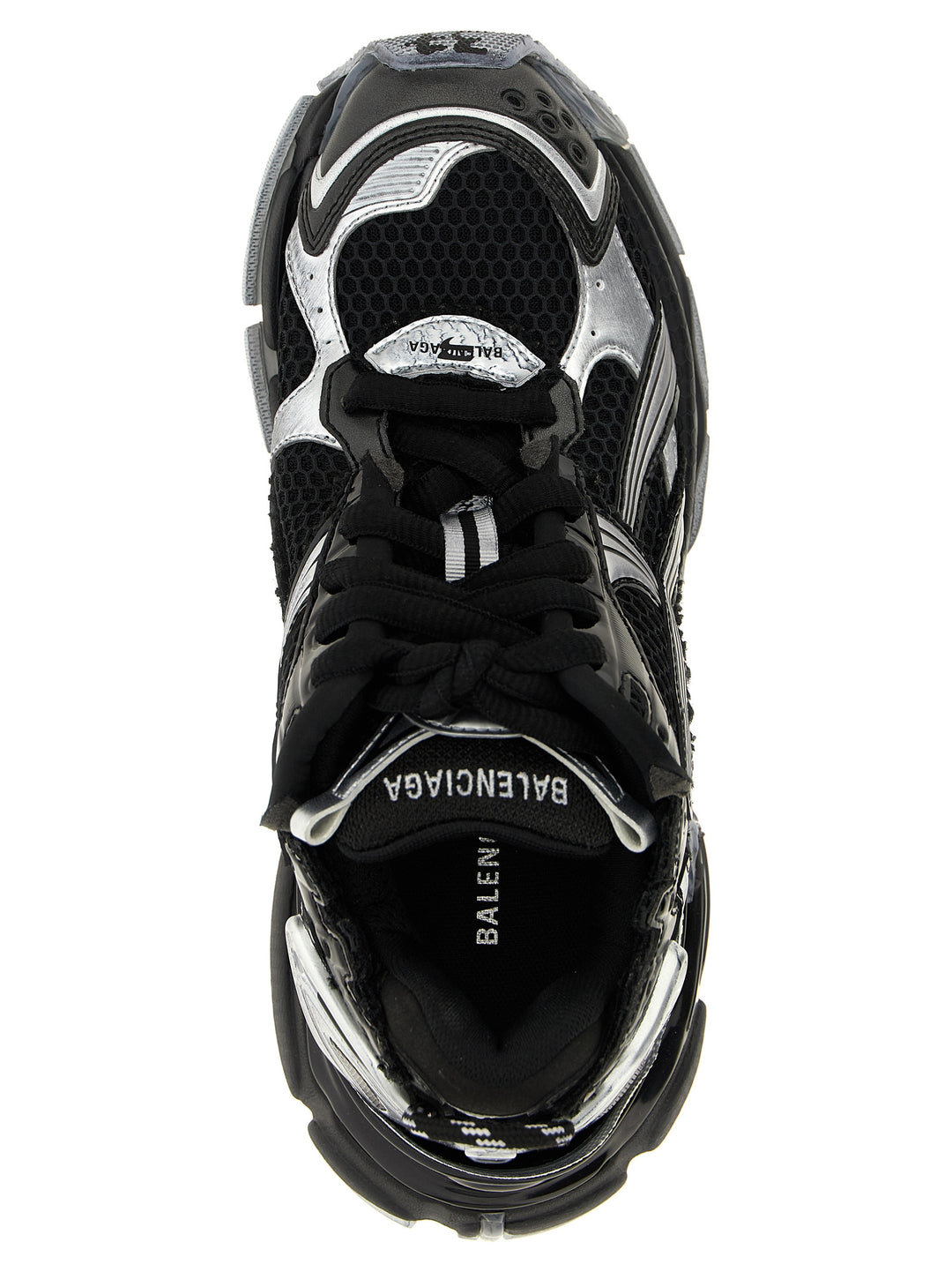 Balenciaga sorte joggesko i polyetylen