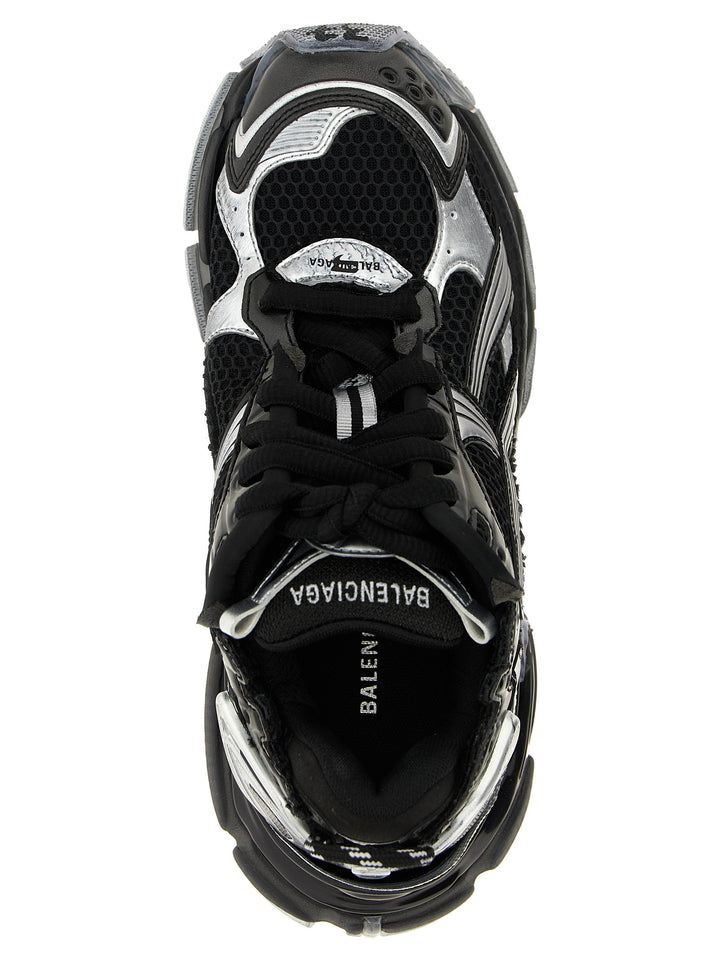 Balenciaga sorte joggesko i polyetylen