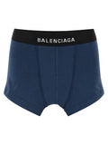 Balenciaga Blue Cotton Long Skirt