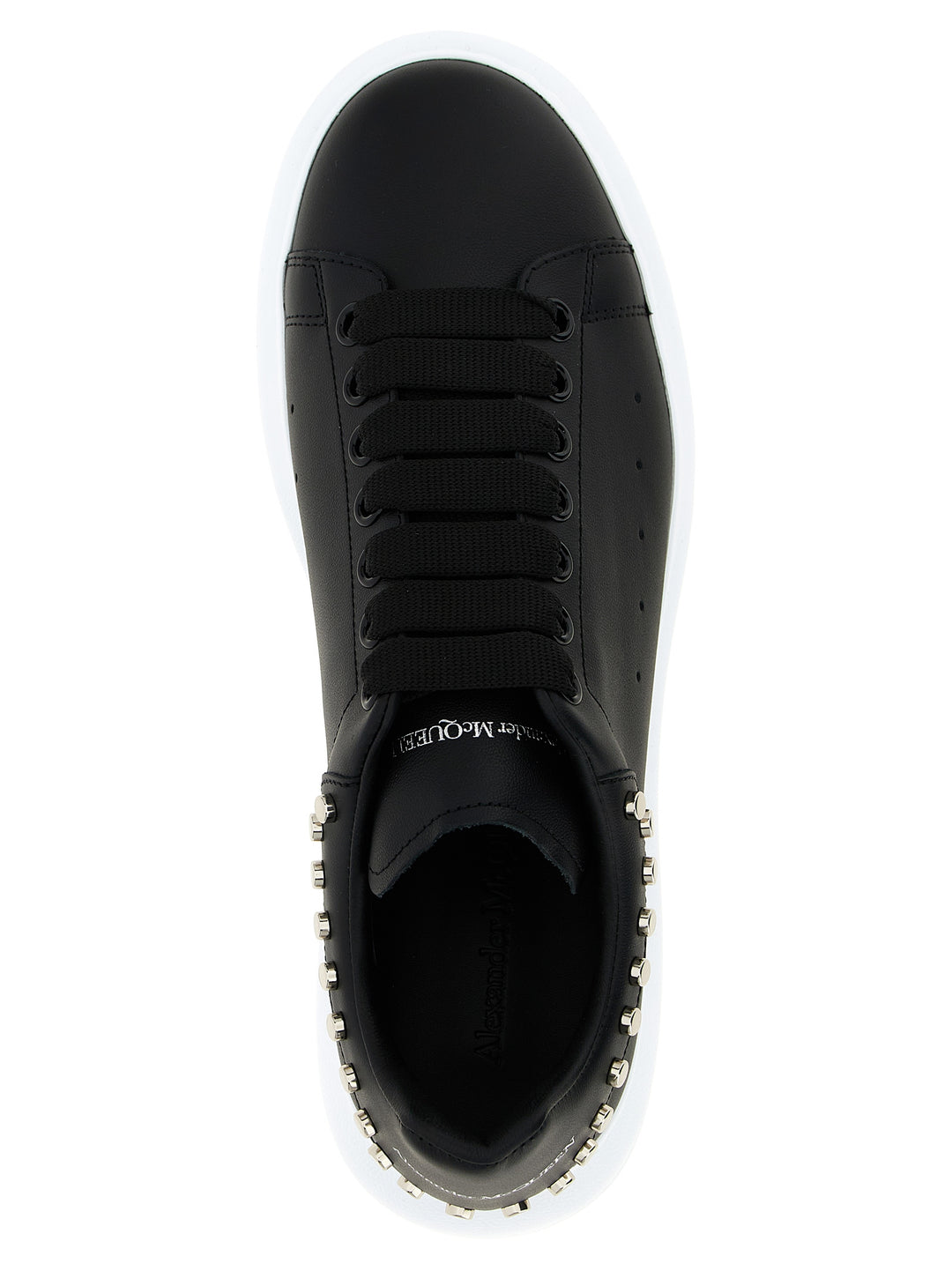 Alexander McQueen Sorte Kalveskinn Chunky Sneakers