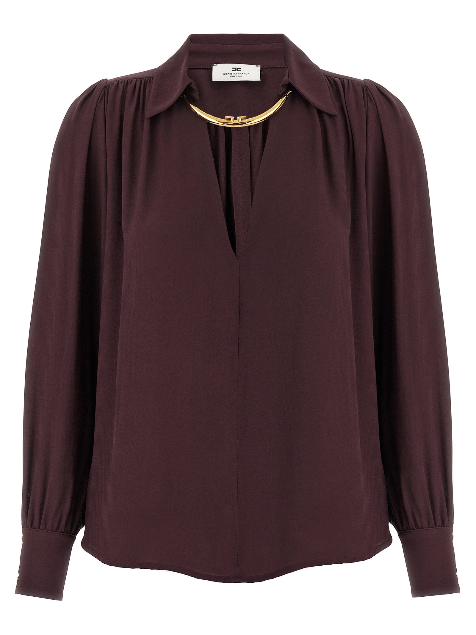 Purple Viscose Blouse