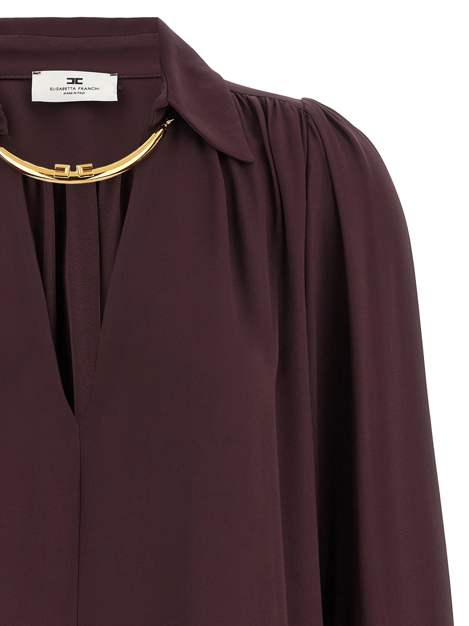 Purple Viscose Blouse