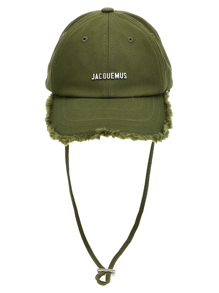 Jacquemus tofarget bomullscap (baseballcaps)