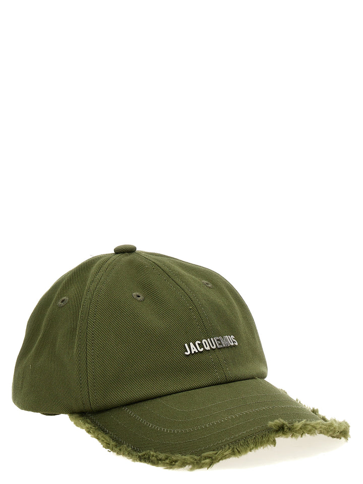 Jacquemus tofarget bomullscap (baseballcaps)