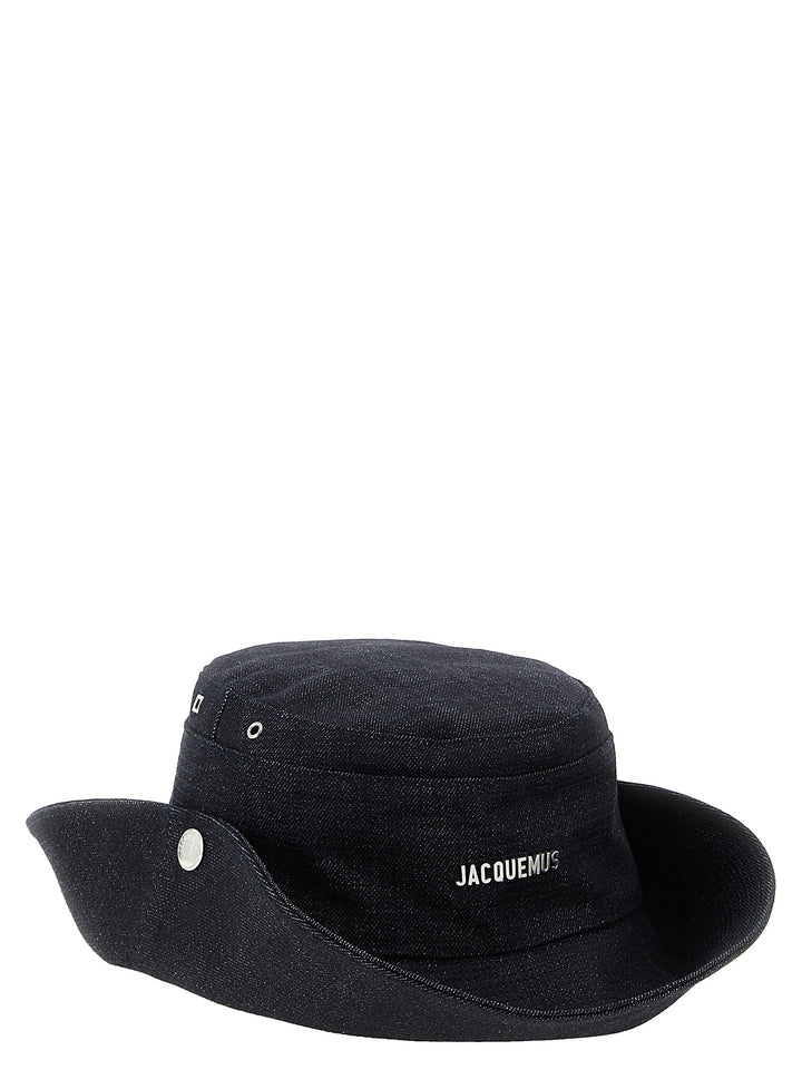 Jacquemus Blå Bomullsbøttehatt