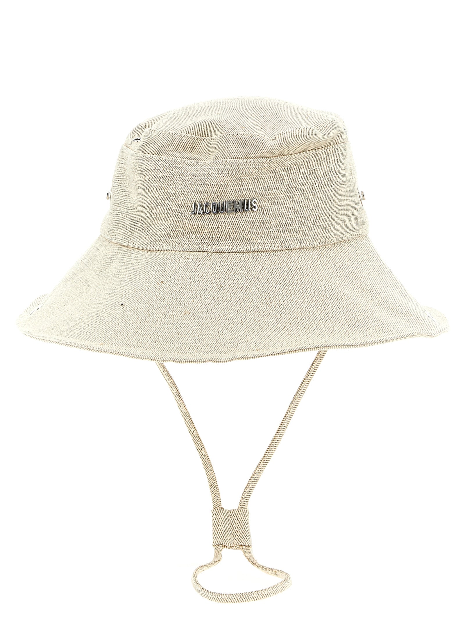 Jacquemus Beige Polyester Bucket Hat