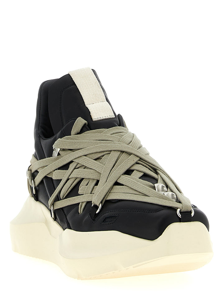 Rick Owens svarte joggesko i kalveskinn
