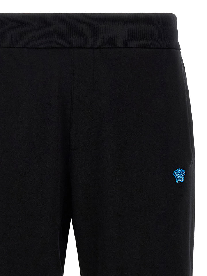 Versace sorte joggebukser i bomull (treningsbukser)