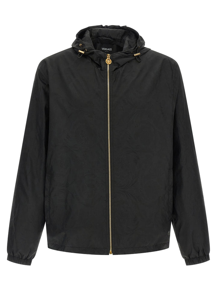 Versace svart nylonjakke