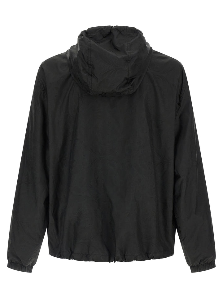 Versace svart nylonjakke