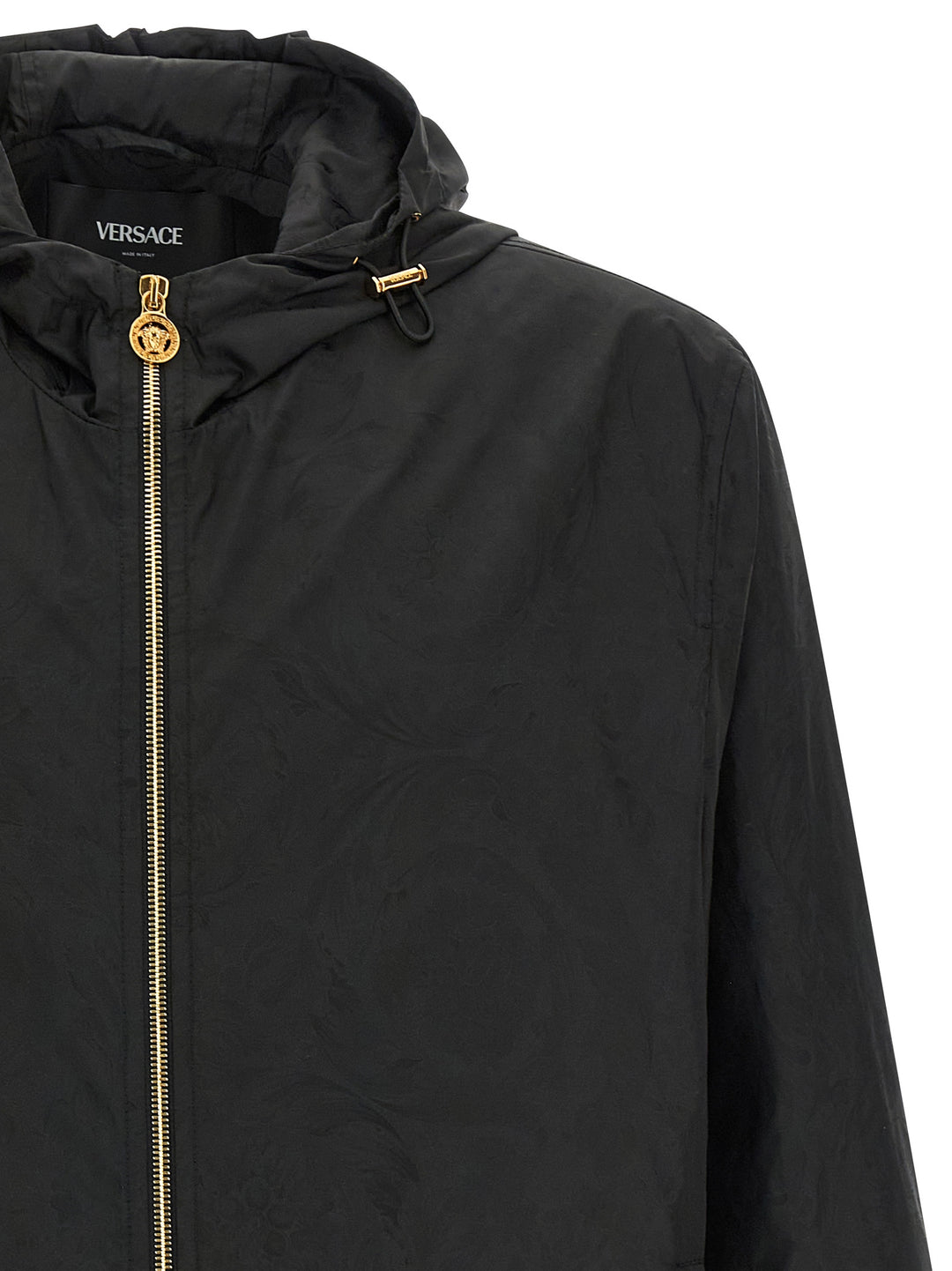 Versace svart nylonjakke