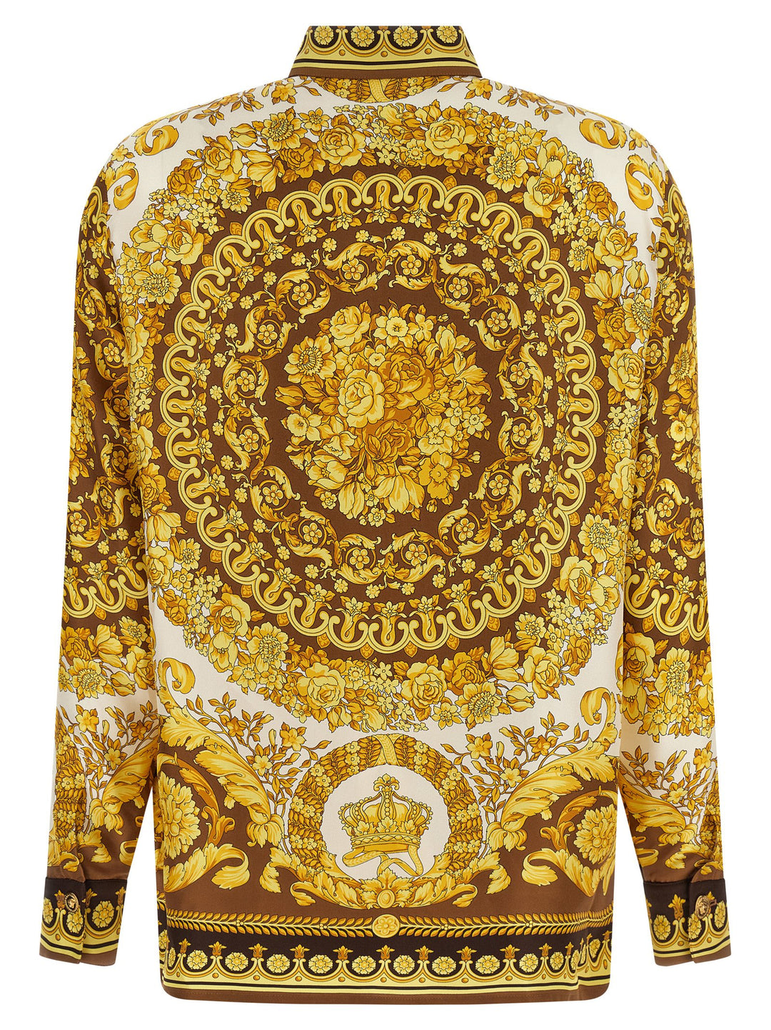 Versace gull silkebluse