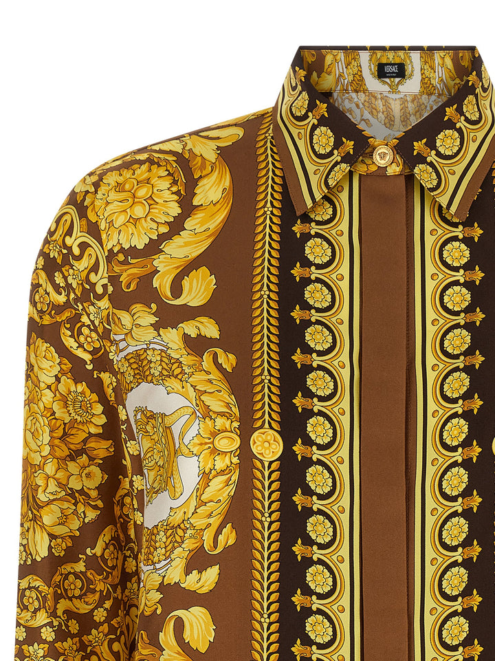 Versace gull silkebluse
