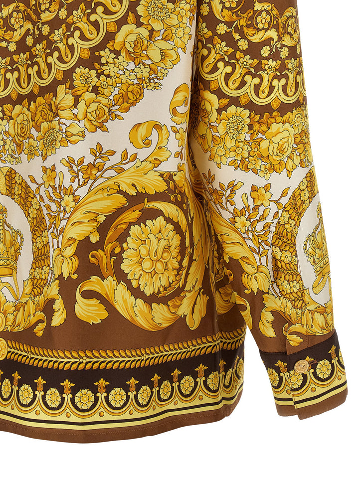 Versace gull silkebluse