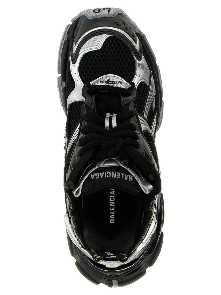 Balenciaga svarte atletiske joggesko i polyetylen