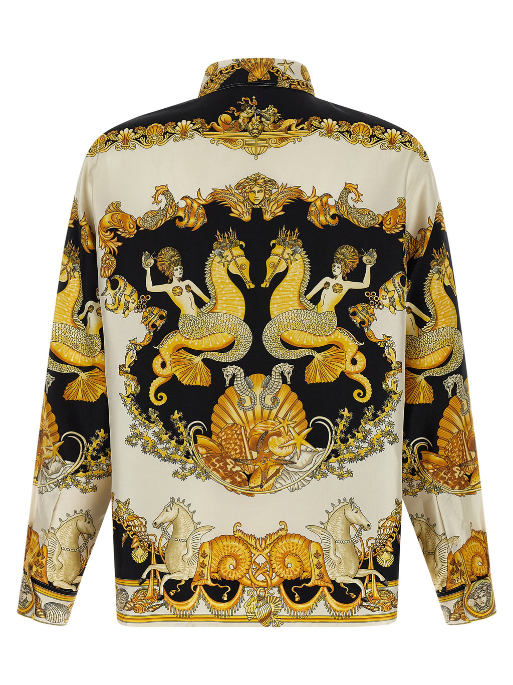 Versace Multicolor Silk Blouse
