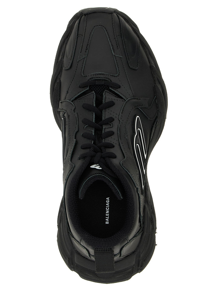 Balenciaga Sorte Kalveskinn Athletic-joggesko