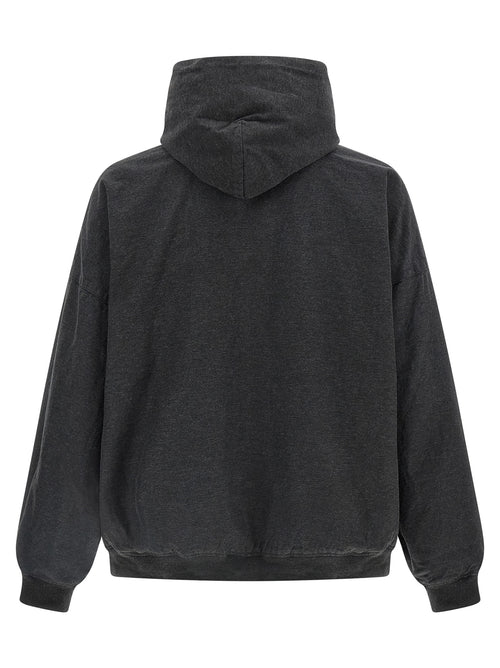 Balenciaga Gray Cotton Sweatshirt