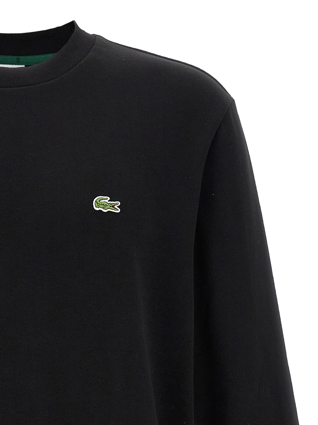Lacoste svart bomullsgenser