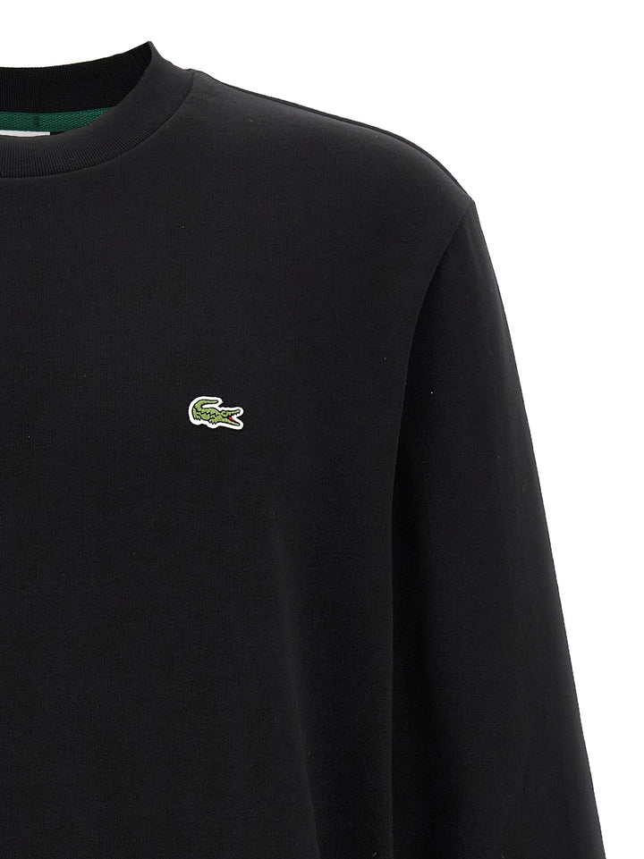 Lacoste svart bomullsgenser