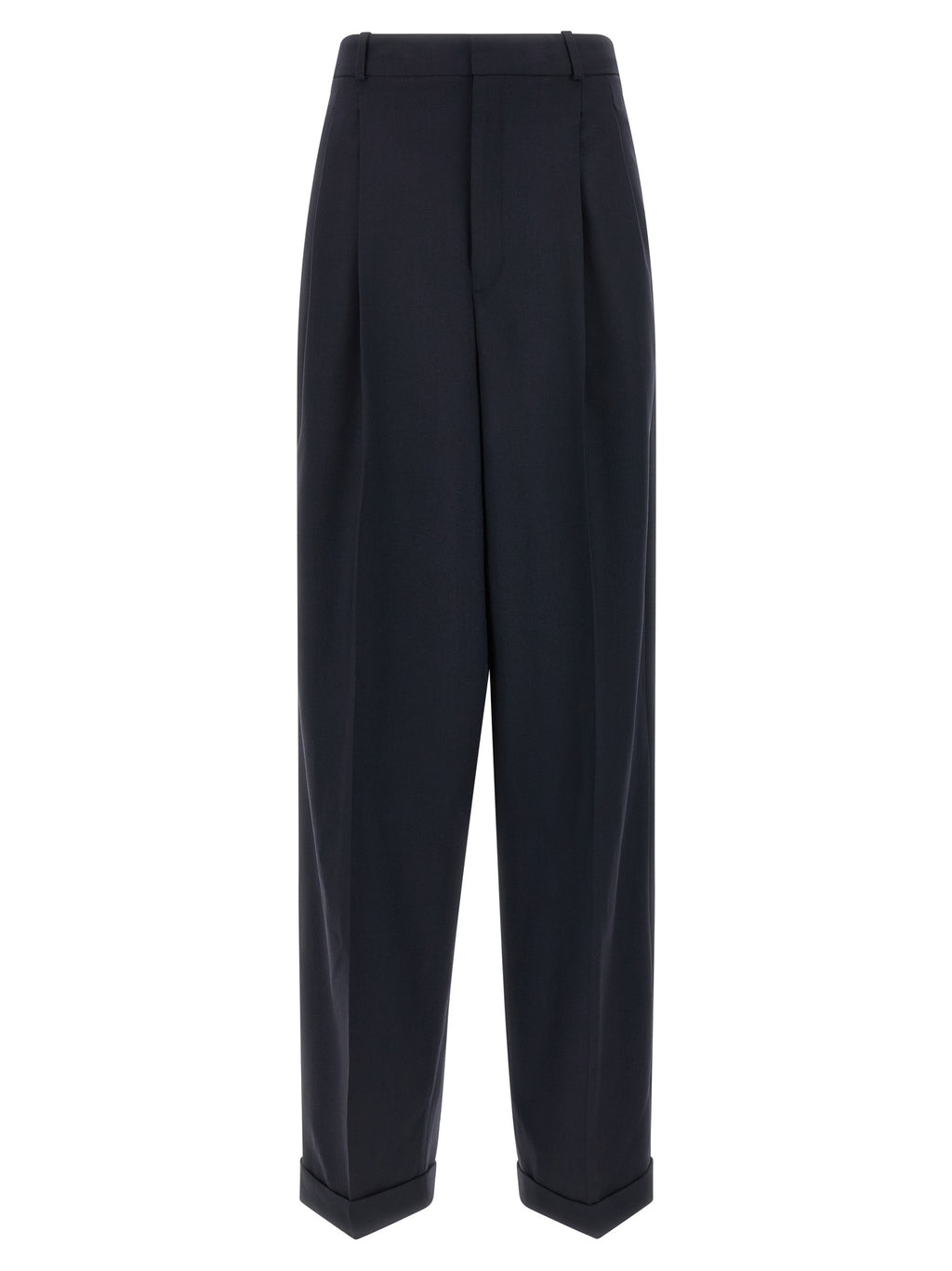 Polo Ralph Lauren Blue Wool Casual Pants