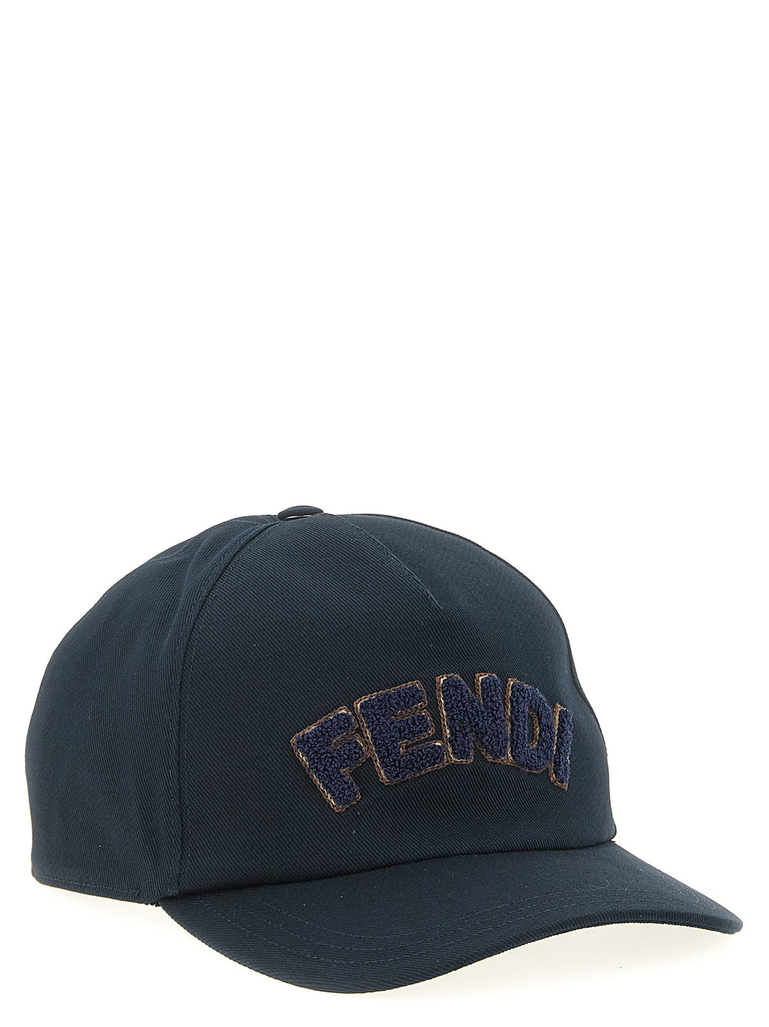 Fendi blå bomullscaps (baseballcaps)
