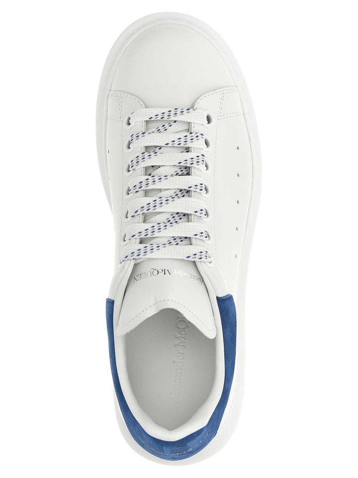 Blue Calfskin Chunky Sneakers