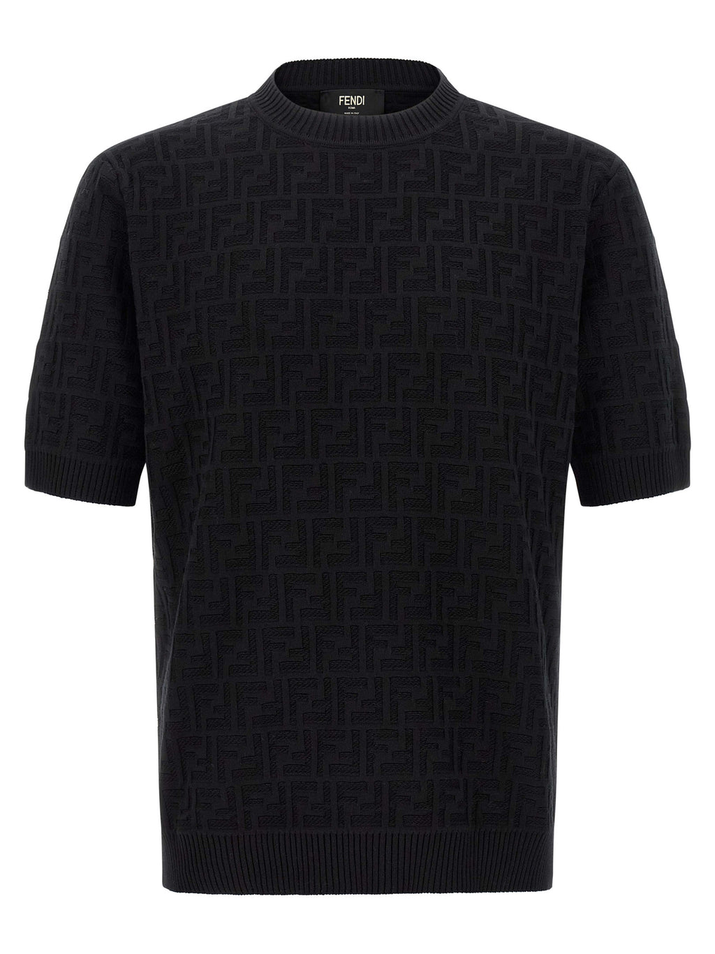 Fendi Black Cotton Cardigan