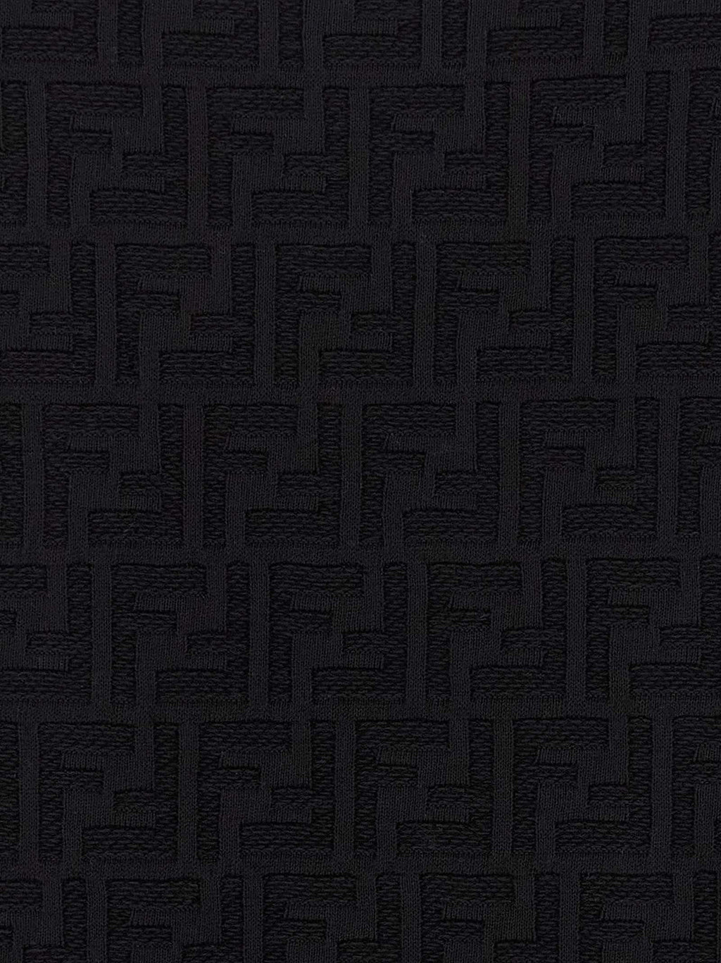 Fendi Black Cotton Cardigan