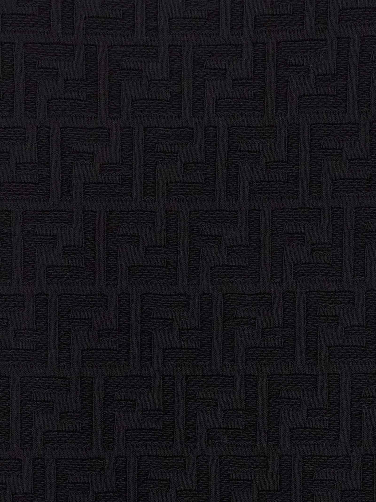 Fendi Black Cotton Cardigan