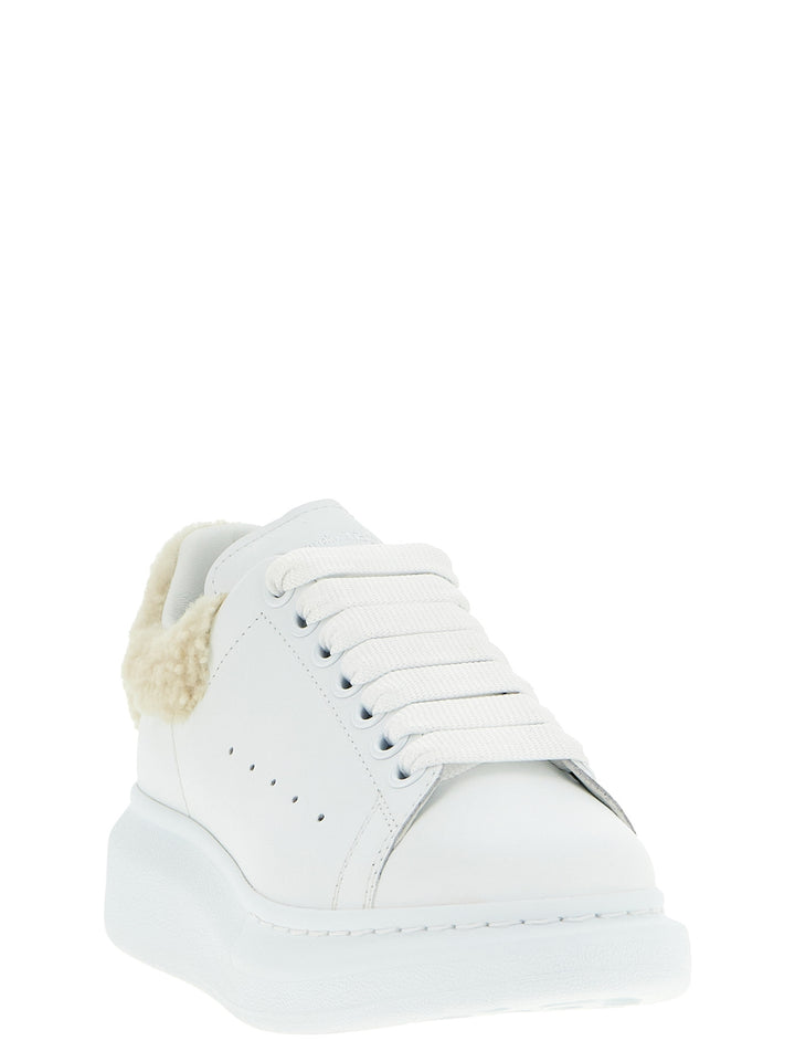 Alexander McQueen Beige Kalveskinn Chunky Joggesko