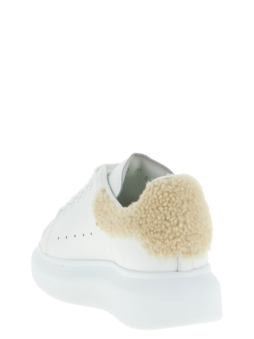 Alexander McQueen Beige Kalveskinn Chunky Joggesko
