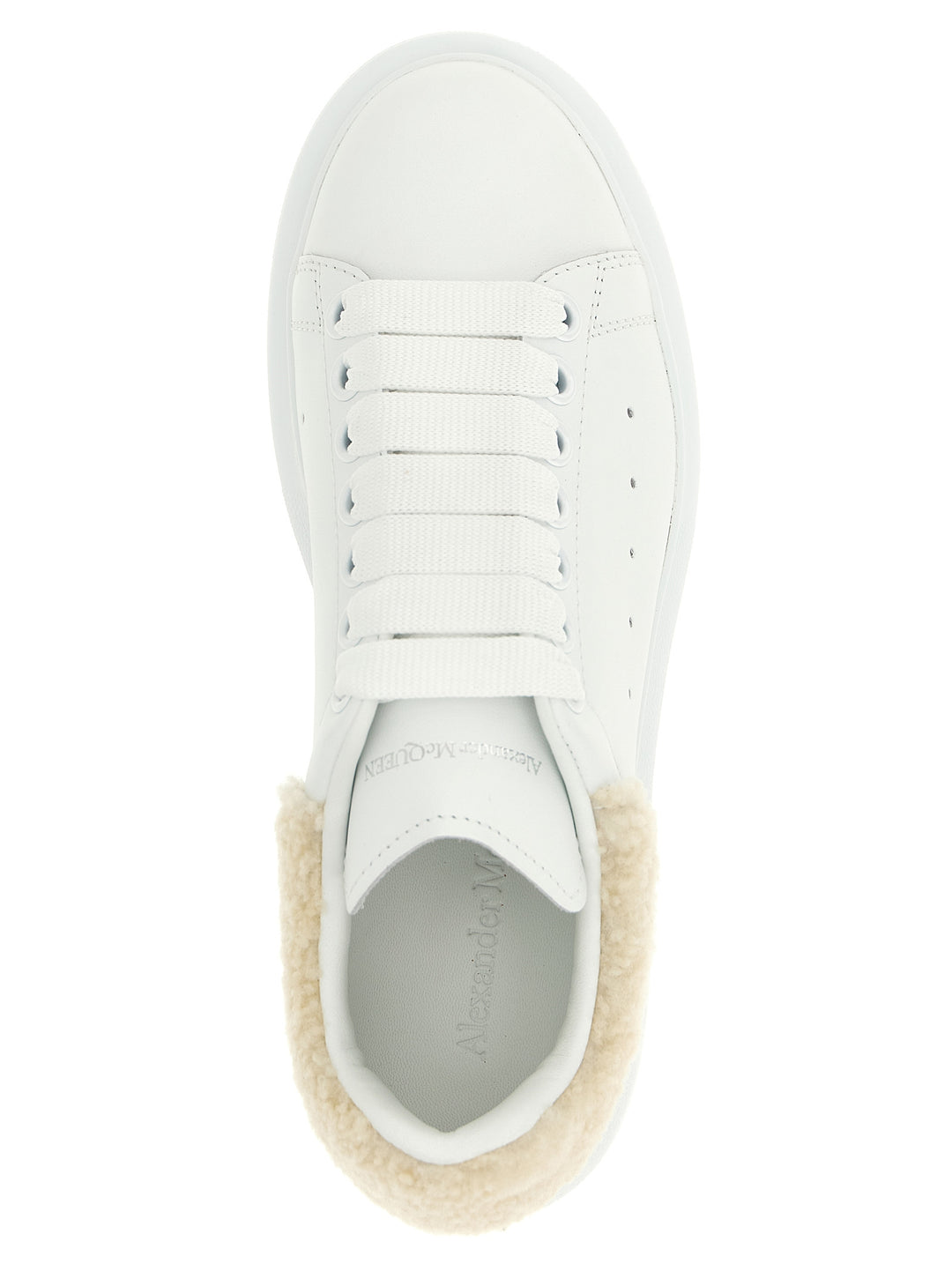 Alexander McQueen Beige Kalveskinn Chunky Joggesko