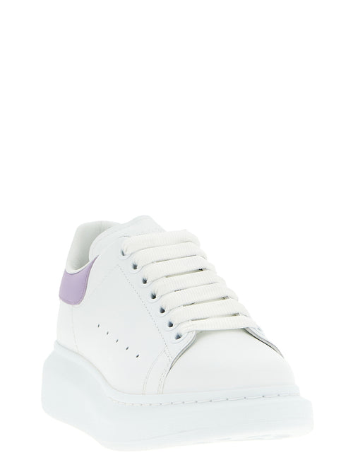 Alexander McQueen Purple Calfskin Chunky Sneakers
