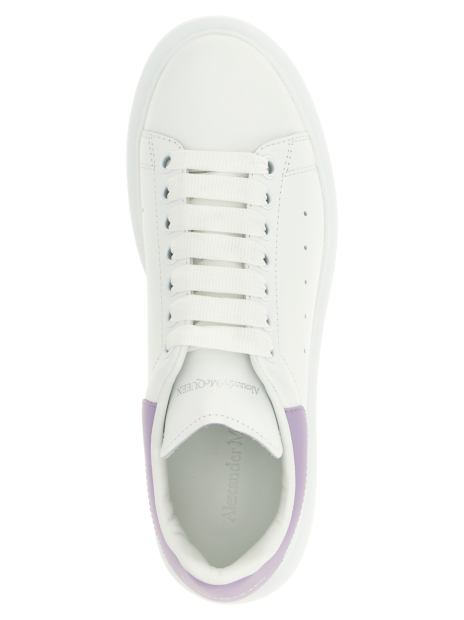 Alexander McQueen Purple Calfskin Chunky Sneakers