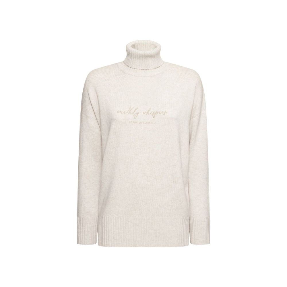 Beige Cashmere Sweater
