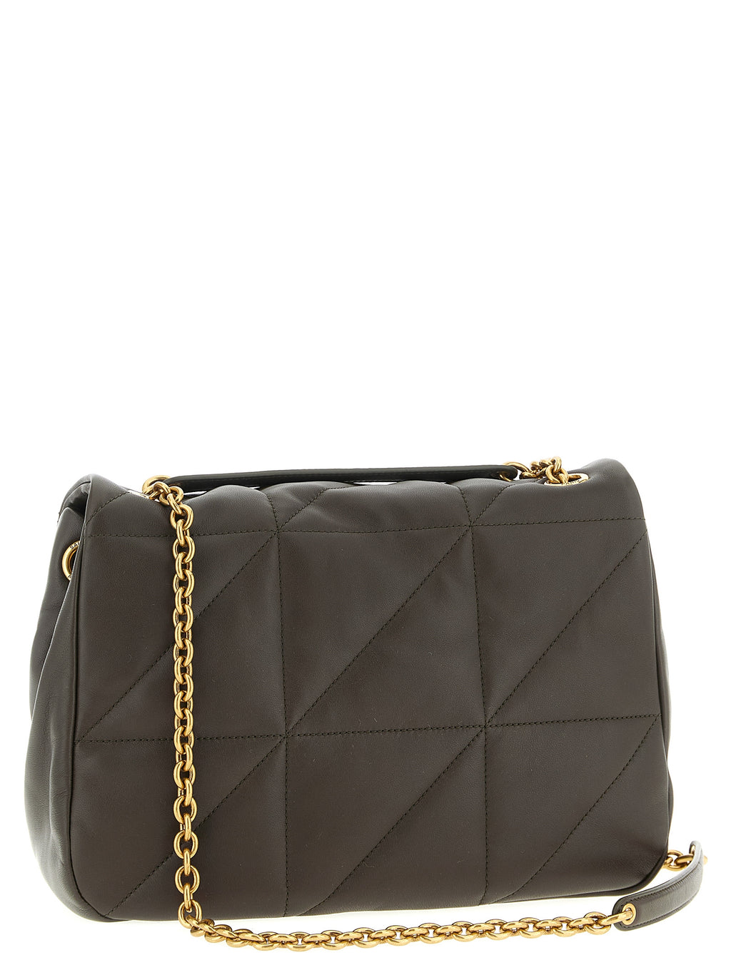 Saint Laurent Bicolor Lamb Leather Shoulder Bag