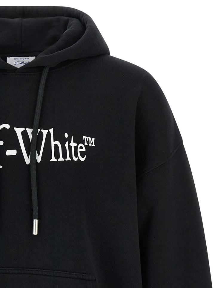 Off-White tobeltesweatshirt i bomull