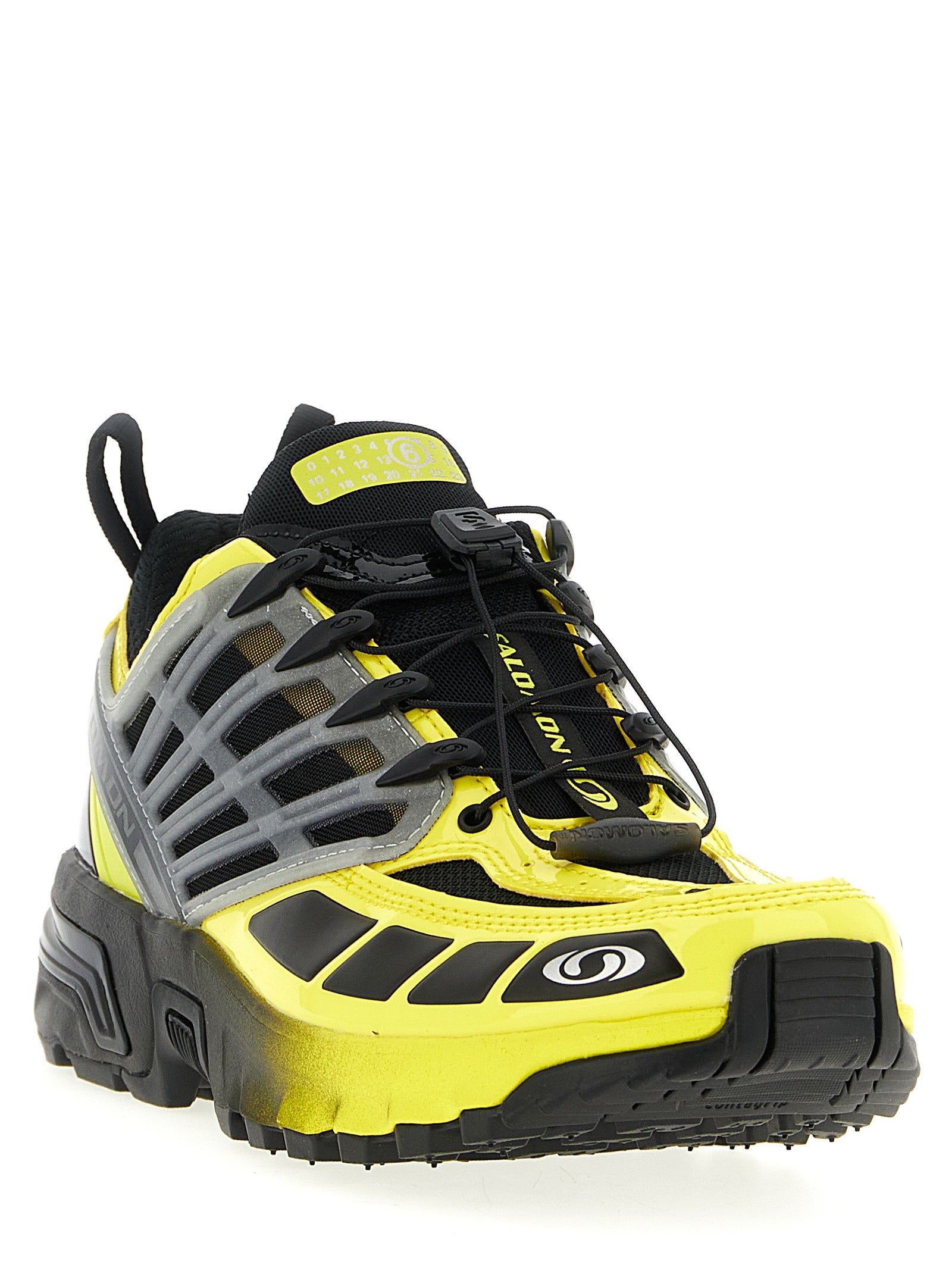 Bicolor Nylon Athletic Sneakers