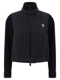 Moncler Grenoble Black Polyamide Cardigan