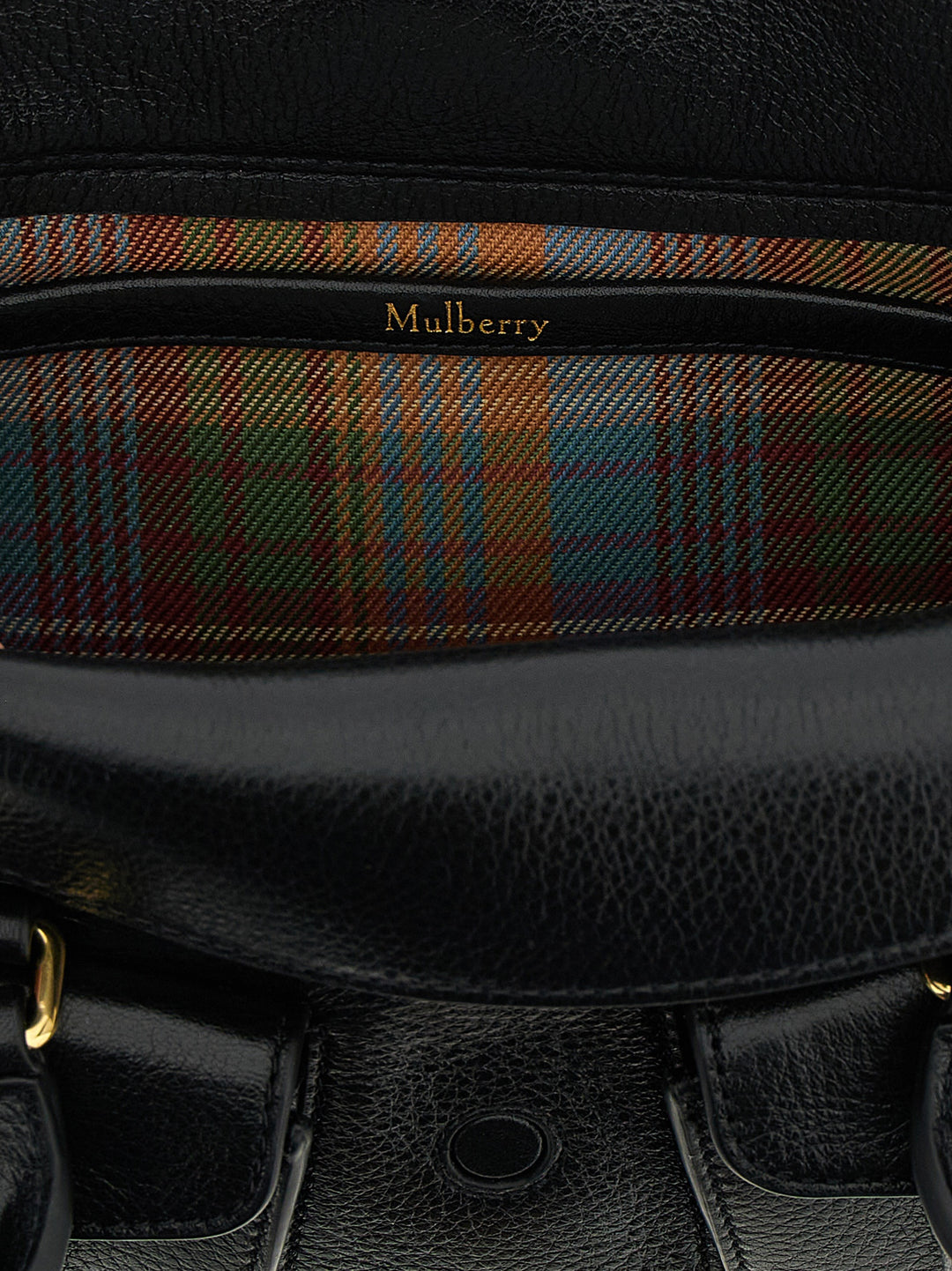 Mulberry håndveske i sort kalveskinn