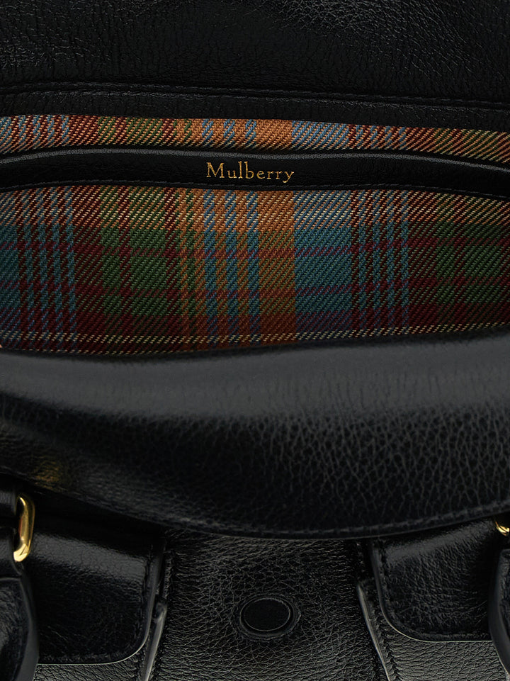 Mulberry håndveske i sort kalveskinn