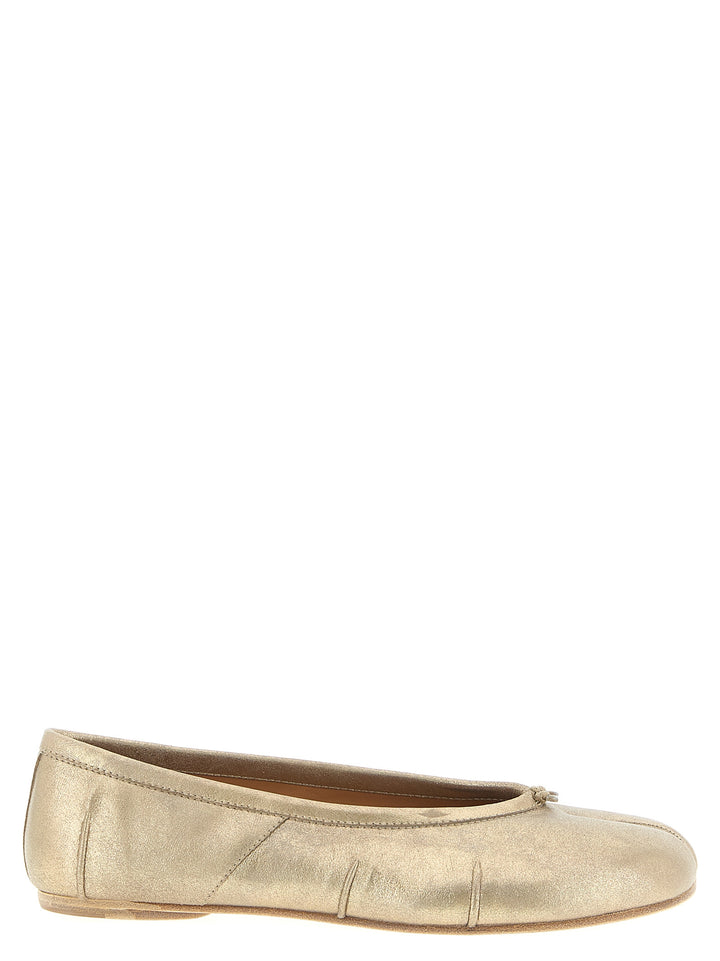 Maison Margiela ballerinas i gullfarget kashmir