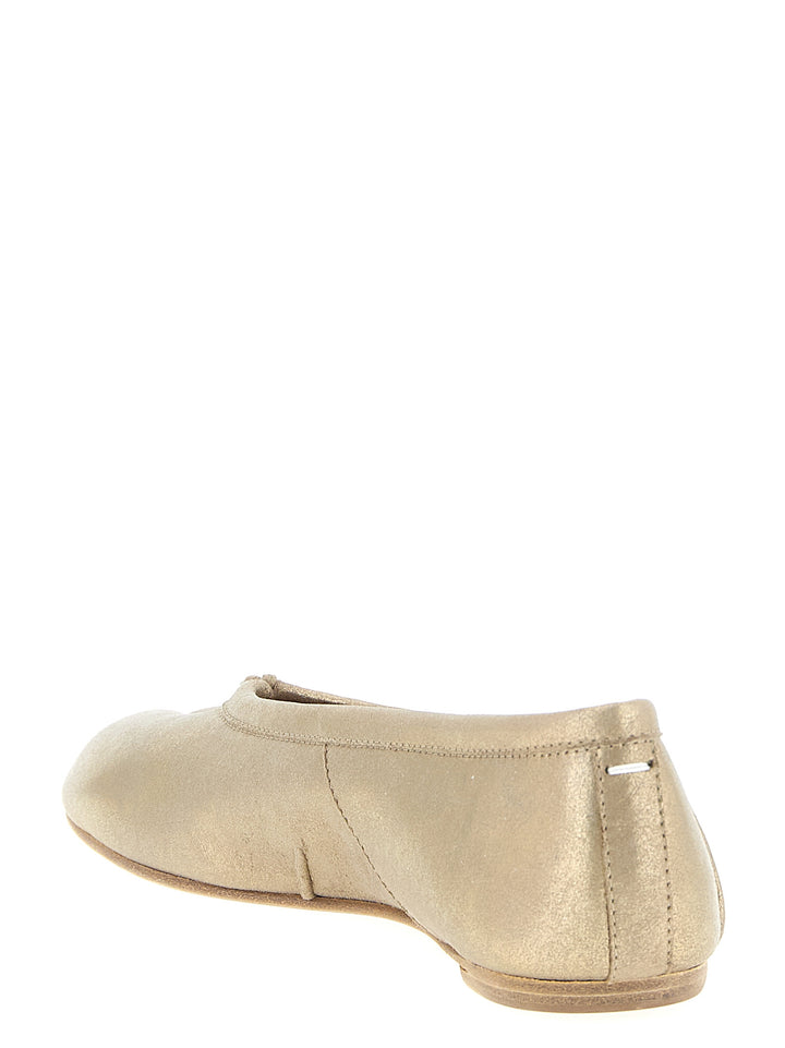 Maison Margiela ballerinas i gullfarget kashmir